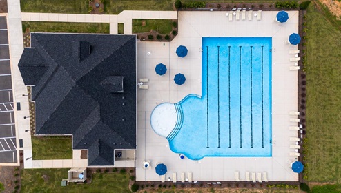 Chestnut at Laurelbrook Aerial Amenities