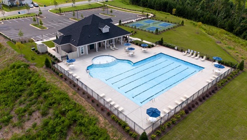 Chestnut at Laurelbrook Aerial Amenities