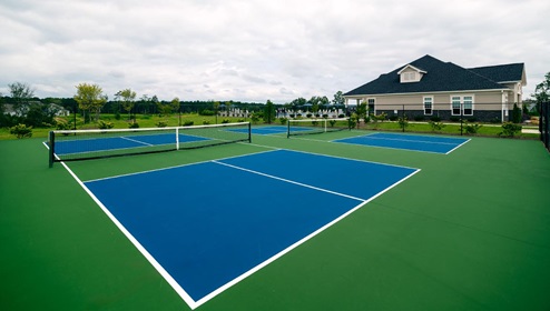 Chestnut at Laurelbrook Aerial Pickleball Amenities