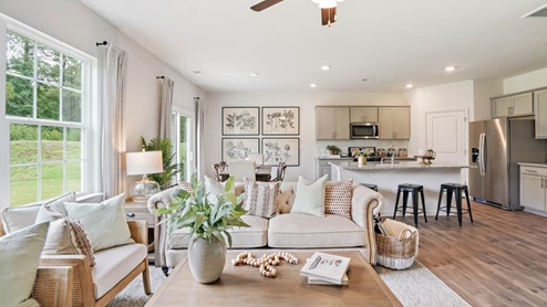 Hayden Model Living and Dining Area