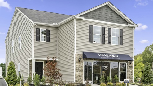 *Photos are of model home