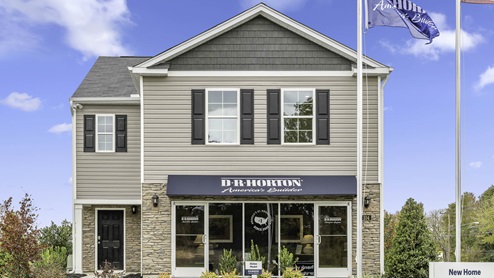 *Photos are of model home