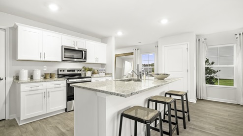 *Photos are of model home