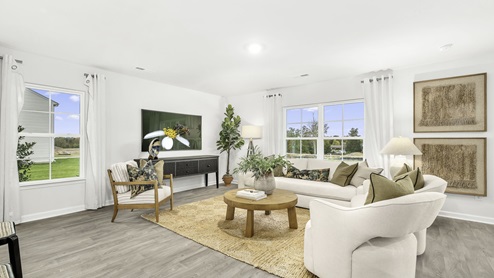 *Photos are of model home