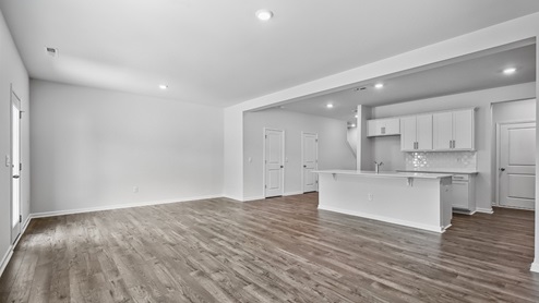 living and dining area