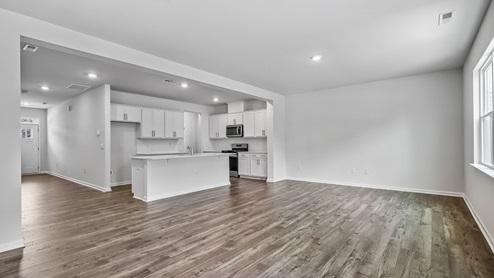 living and dining area