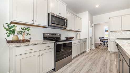 Tillman kitchen with white cabinets