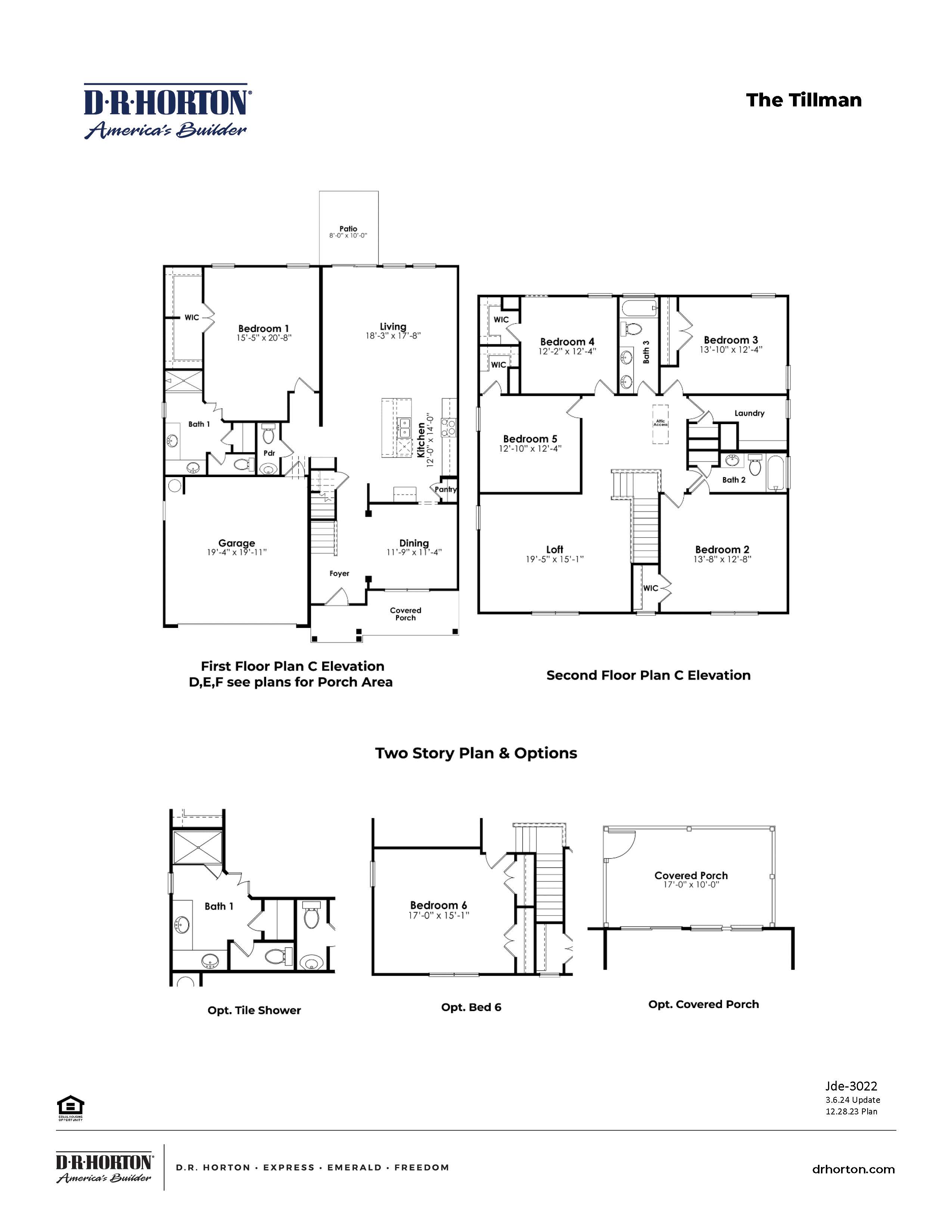 The Tillman floorplan