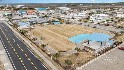 Ocean isle park aerial view