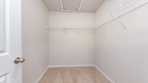 Perry bedroom one walk-in closet