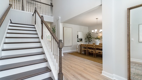 foyer with staircase