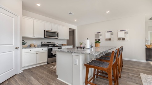 Cali kitchen with granite countertops
