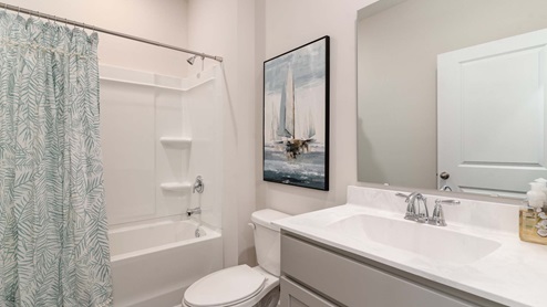 Dover secondary bath with tub shower