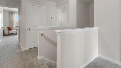 Your new Mitchell features an open concept first floor anchored by a spacious kitchen with a peninsula bar that overlooks your family and dining room. Your bedrooms are on the second floor with a large primary suite and bath with double vanities and walk in shower.