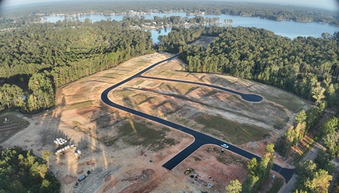 Shell Pointe Drone Photo and close proximity to Lake Murray