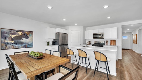 Kitchen dining room combo