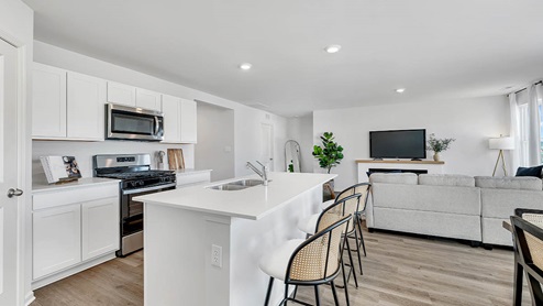 Kitchen and dining room combo