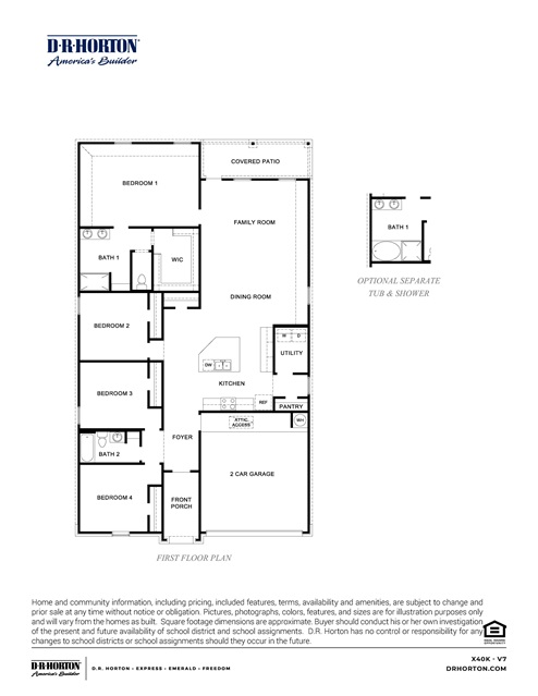 Kingston Model Home Floor Plan