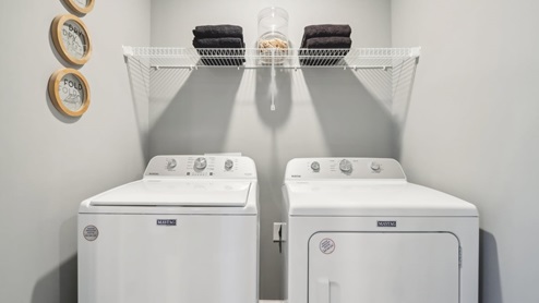 laundry area
