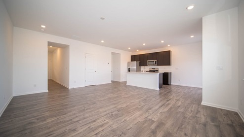 open concept living area