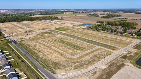 Aerial view of Parkview Village