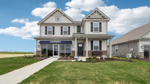 front exterior of Stamford model in Miles Farm