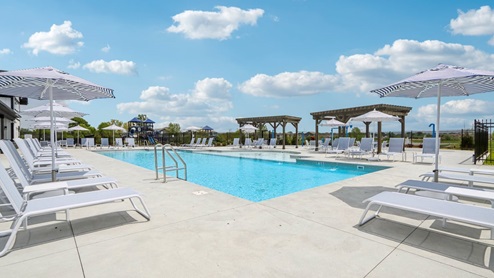 Miles Farm pool area