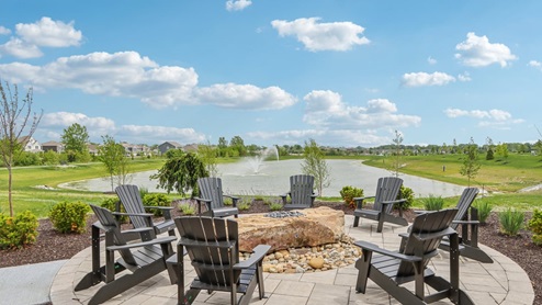 fire pit seating area