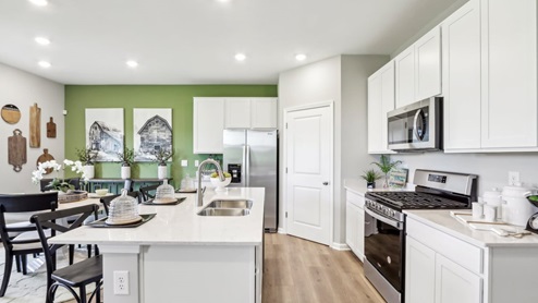 kitchen with stainless steel appliances