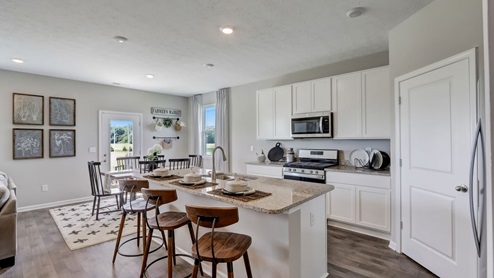 kitchen with island