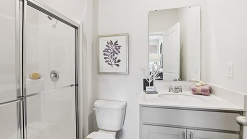 bathroom with walk-in shower