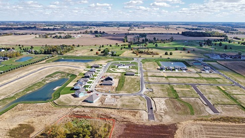 aerial view of Winterfield