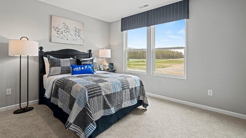 Parlor Bluffs Henley Model Bedroom 2 with large dual windows