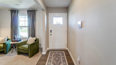 foyer and flex office space