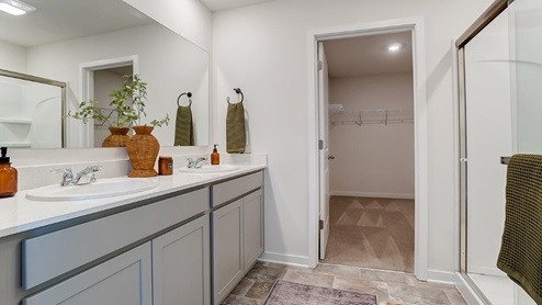 ensuite bath and walk in closet