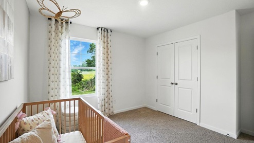 fifth bedroom as nursery