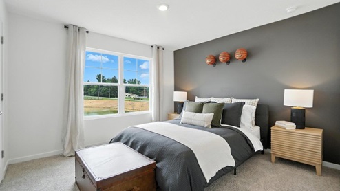 furnished fourth bedroom