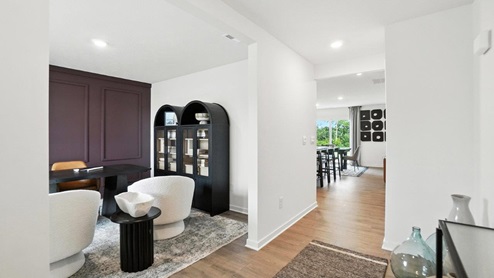 foyer and flex office space