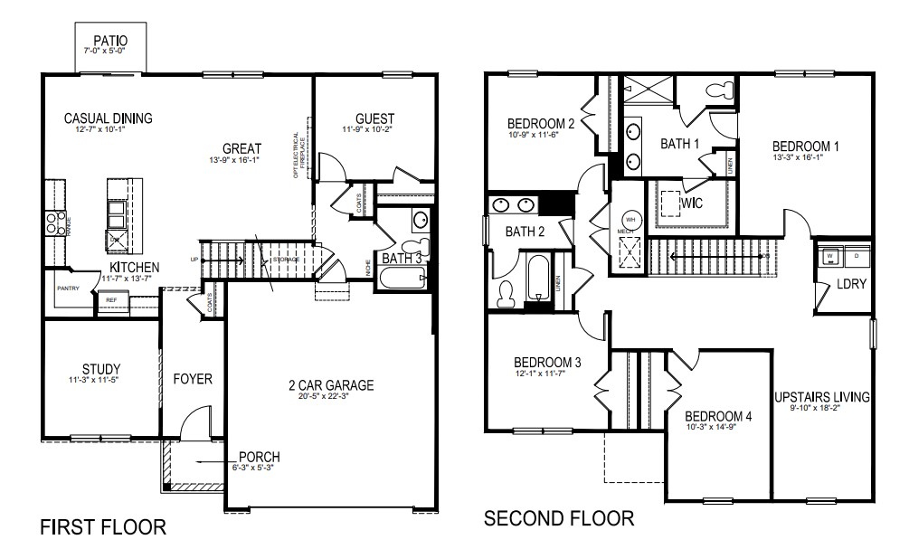 Henley on Slab Floorplan