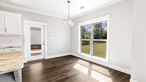 Walnut new home interior.