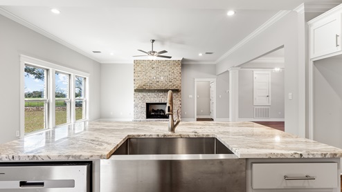 Walnut new home interior.