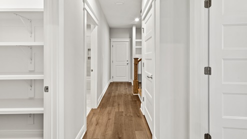 Walnut new home interior.