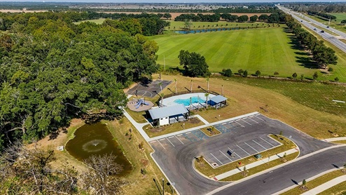 Harvest Green West drone view.