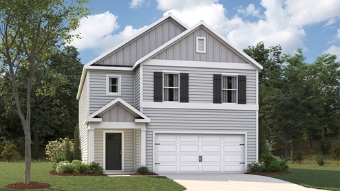 Front view of house Harbor Elevation