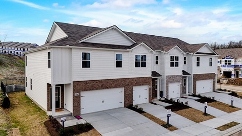 Master bedroom in two story Portsmouth townhome