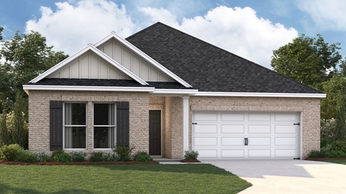 Exterior elevation of the Cameron floorplan
