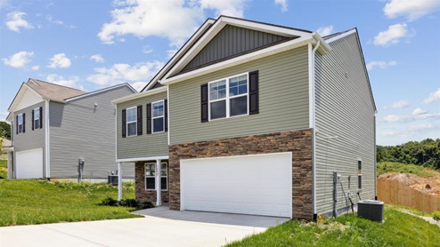 exterior of home with two car garage