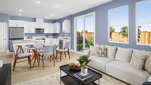 Owl Ranch Hercules Sierra Plan Overall Living Dining Kitchen