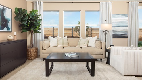 Harvest at Watson Ranch Plan 1 Living Room