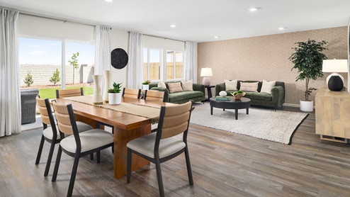 Harvest Hills II Montara Plan Dining Living Room